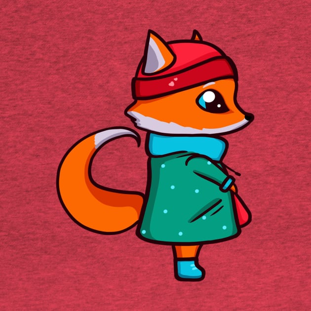 Cute fox by Purplehate